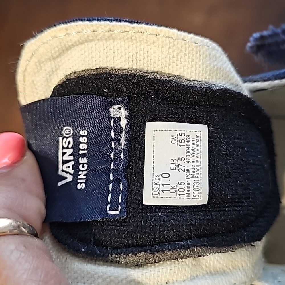Vans shoes for boys